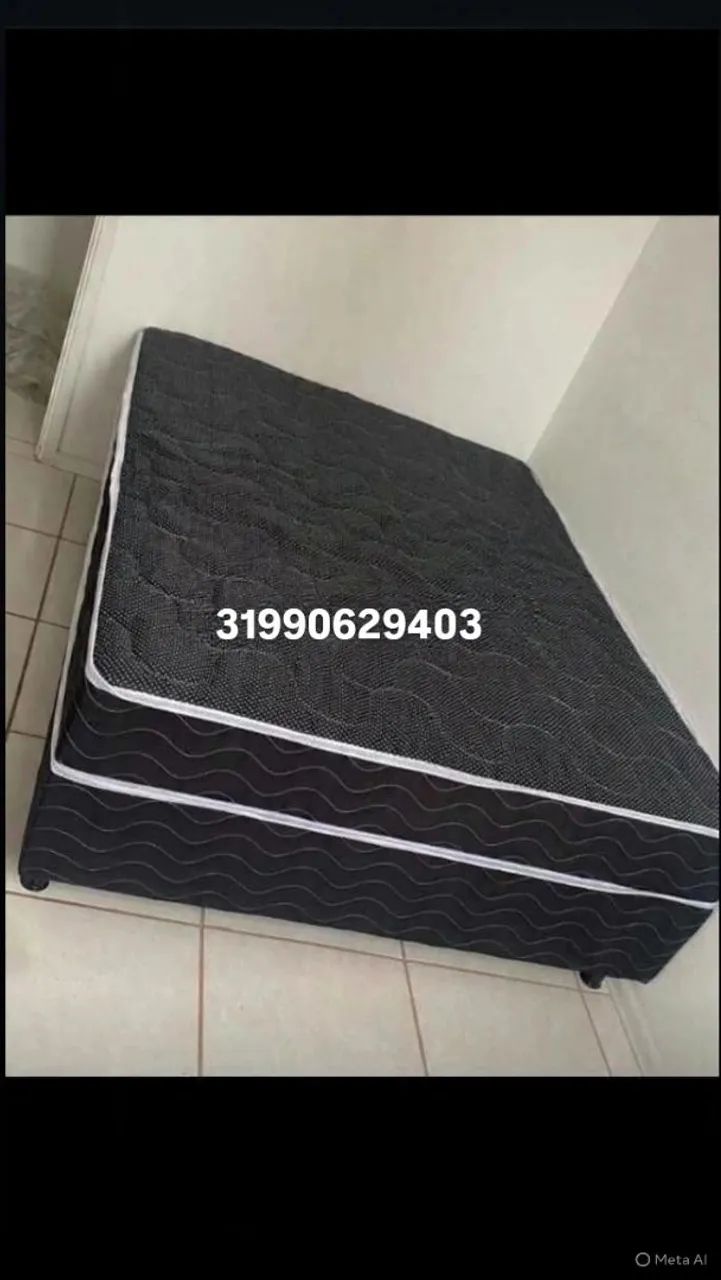 Cama box casal molas ensacadas / disponível em estoque!!!