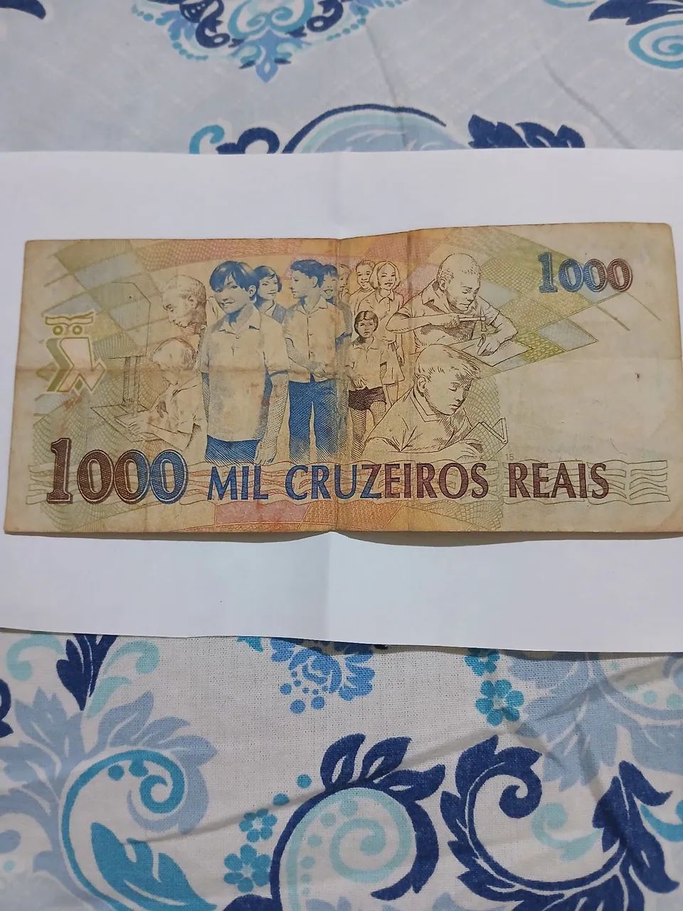 Cédula 1000 cruzeiros reais - Foto 2