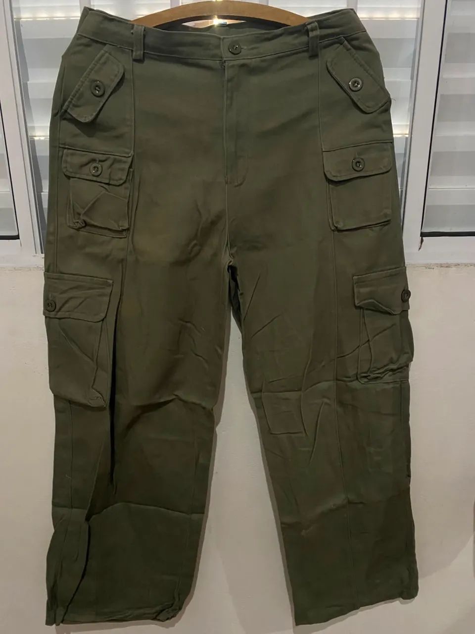 Calça cargo verde militar 