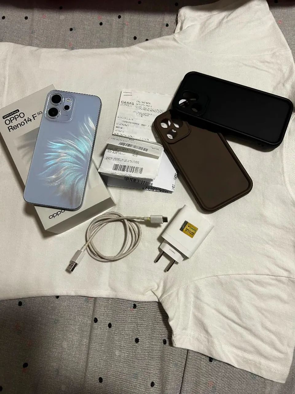 OPPO Reno 14F 256GB / 12GB RAM - Completo e com NF (Impecável) - Foto 3