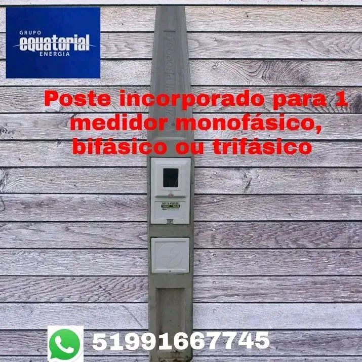 Poste de luz padrão Equatorial 