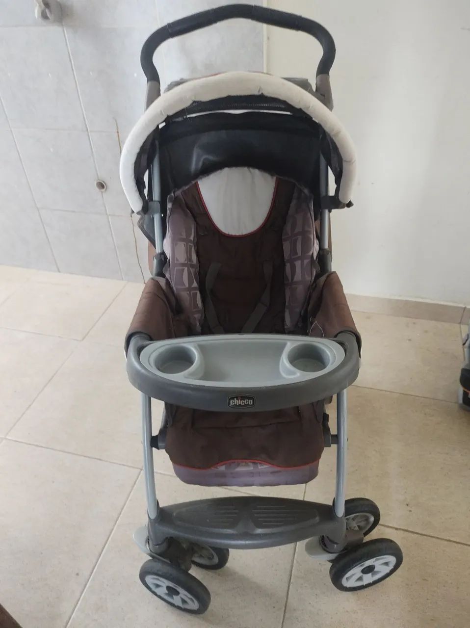 COMBO Carrinho com bebê conforto + canguru