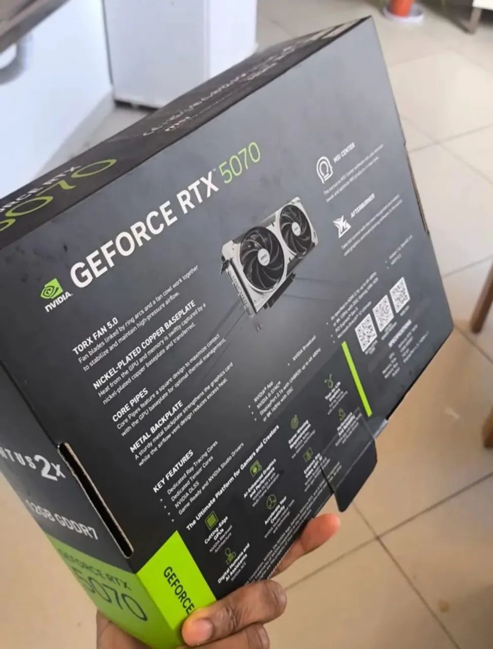 RTX 5070 MSI VENTUS X2 IMPECÁVEL  - Foto 2