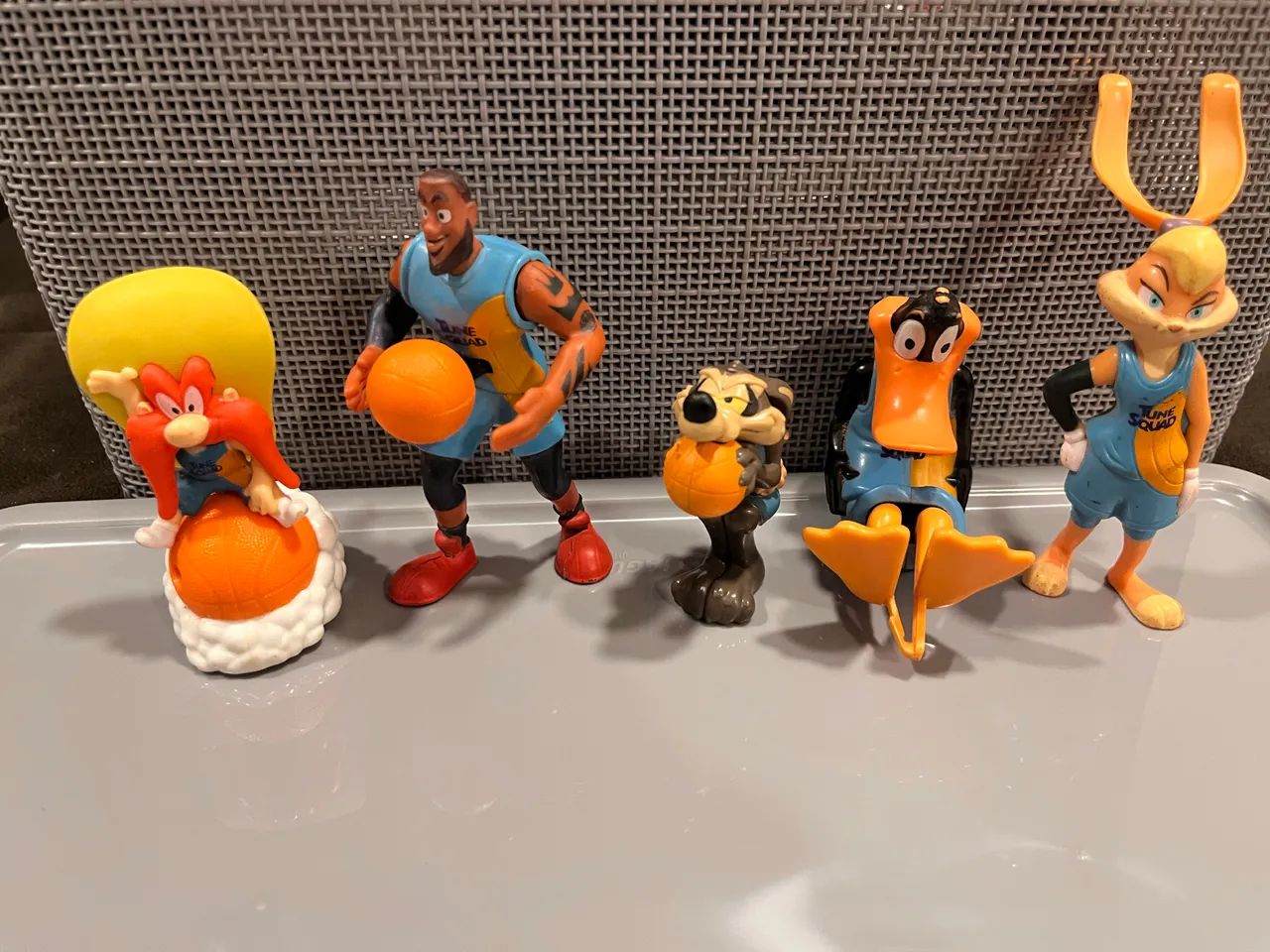 Lote 5 Bonecos Coleção Space Jam 2 Um Novo Legado McDonald's