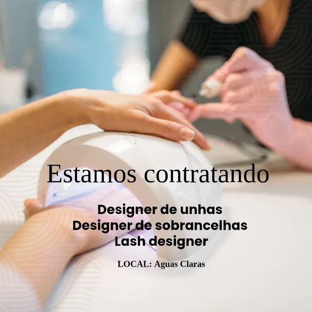 Contrata-se Nail Designer 