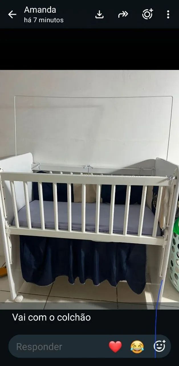 Beço com colchão 