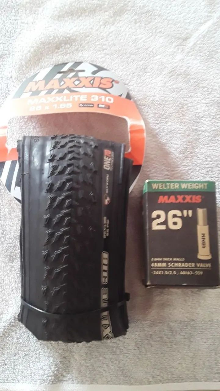 pneu maxxis 26×1.95+camera de ar maxxis