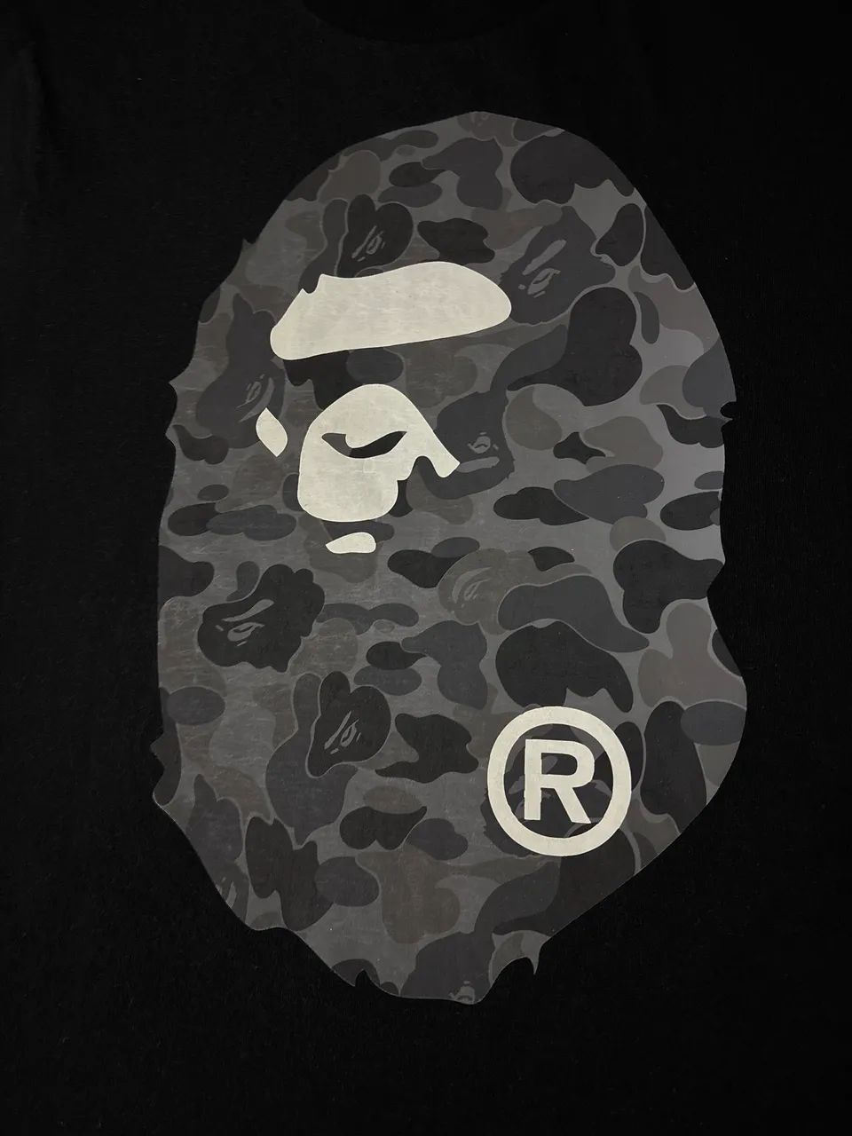 Camiseta BAPE Reflective Camo Ape Head - Foto 2