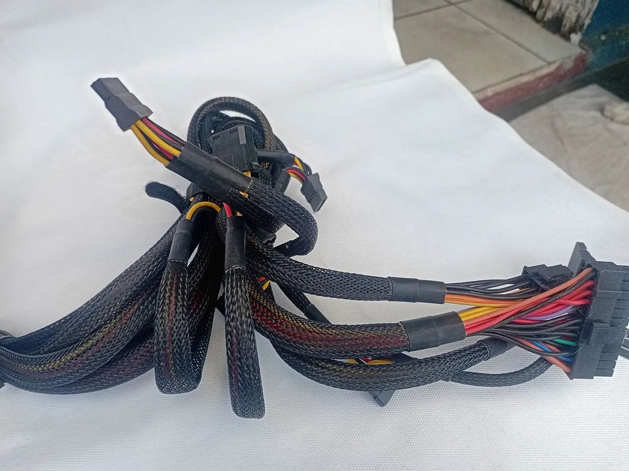 Fonte alimentação nova fortrek black hawk até poder supply 500 w. - Foto 4