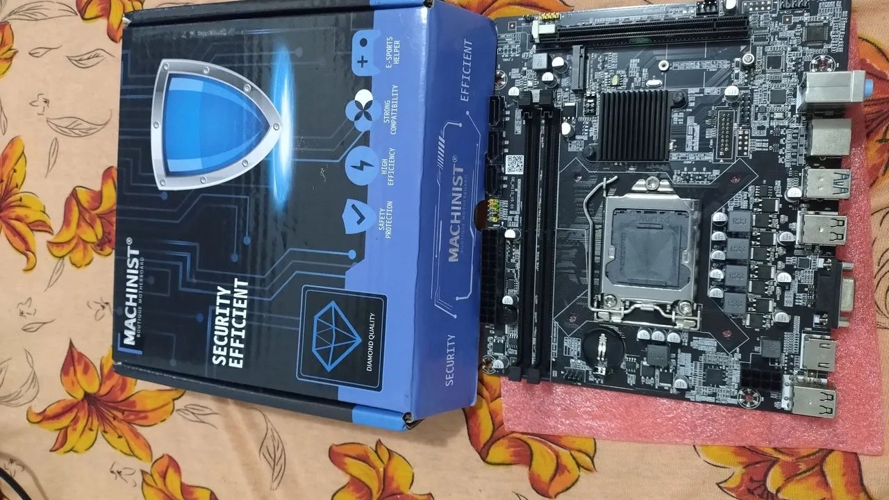 Placa mãe machinist H110 para conserto ou retirada de peças  - Foto 4