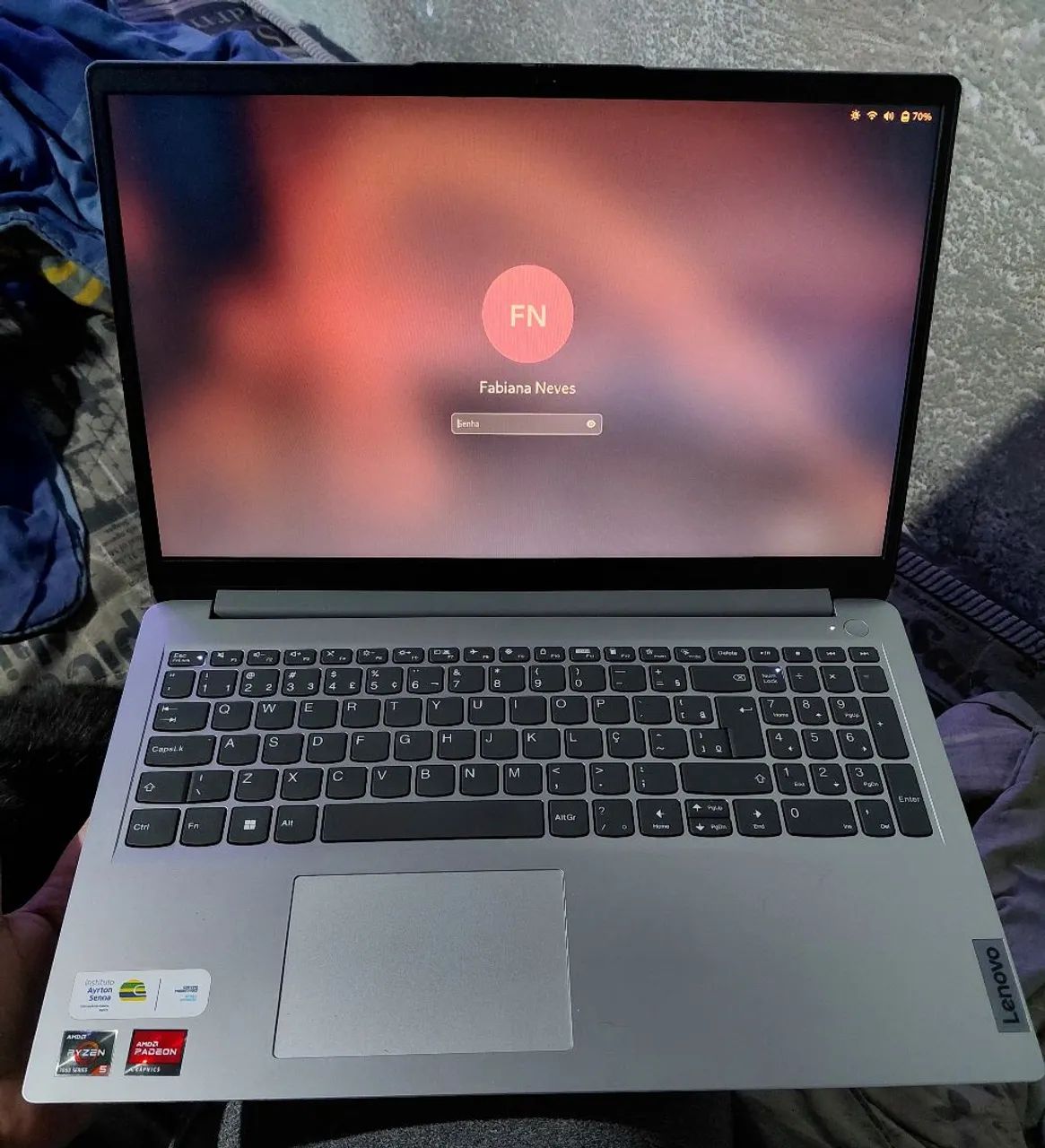 Notebook Lenovo IdeaPad 1 Ryzen 5 | 8GB RAM | SSD 512GB | Linux | 15,6"