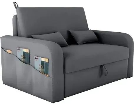 SOFÁ CAMA DAIANE 1,40M C/BAÚ. PRONTA ENTREGA.