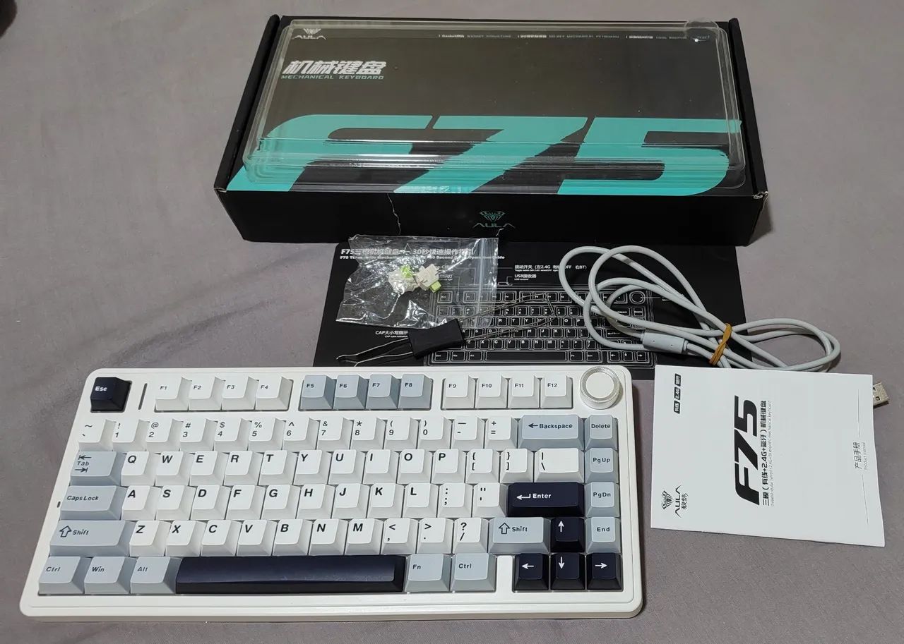 TECLADO MECÂNICO AULA F75 - Foto 2