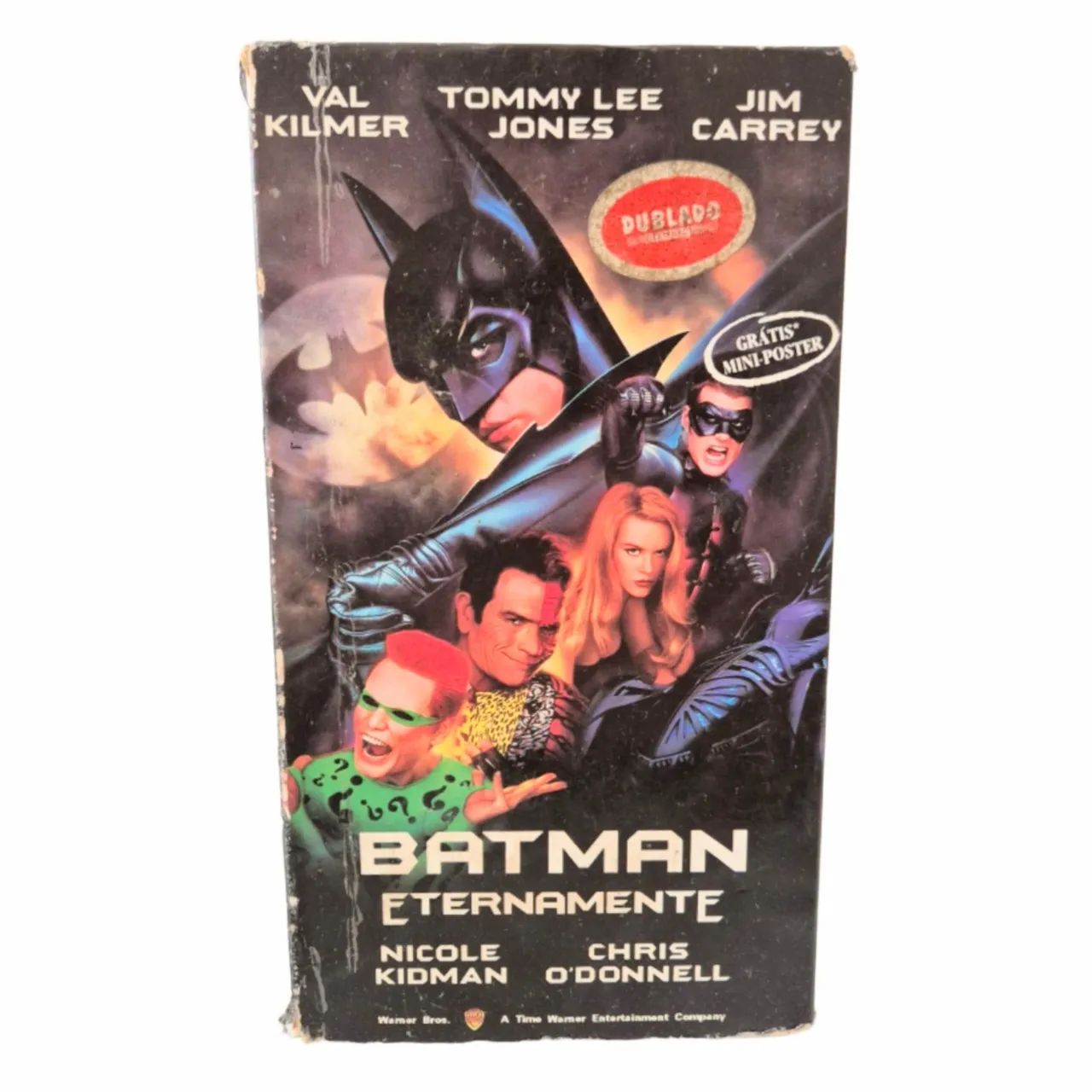Fita VHS Batman Eternamente 1995 (Original Warner Bros)