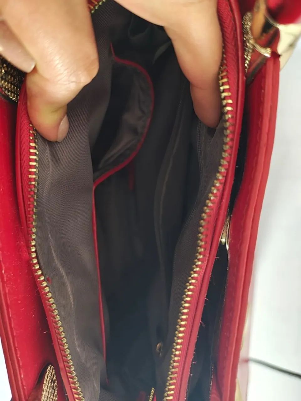 Bolsa Vermelha Elegante - Foto 5