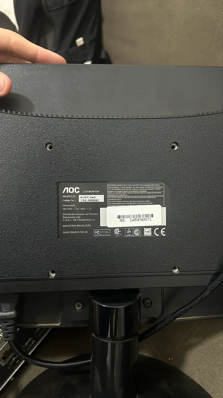 PC OPTIPLEX 3010 E MONITOR AOC 15.6 POLEGADAS - Foto 4