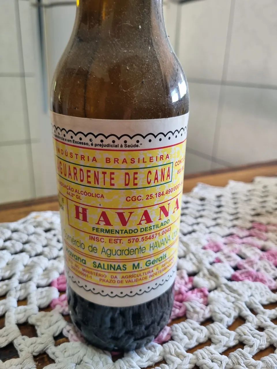 GARRAFA RARA E ENVELHECIDA HAVANA 
