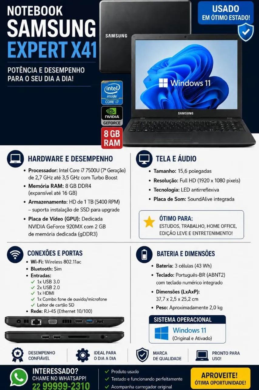 Vendo notebook em perfeito estado!  - Foto 3