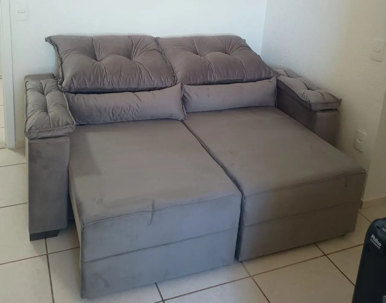 PROMOÇÃO sofá reclinável e retrátil  - Foto 2