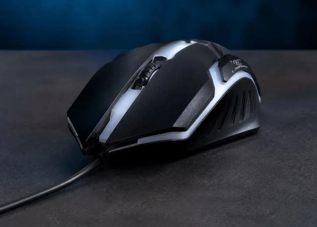Mouse Óptico Gamer Átomo Cabo 1.5m C/ Luzes Led (Na Caixa) - Foto 3