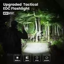 Sofirn sp35t 3800lm tático 21700 lanterna poderosa luz led usbc recarregável - Foto 3