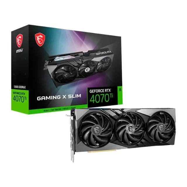 Placa de Vídeo MSI GeForce RTX 4070 Ti Gaming X Slim 12GB - Impecável - Foto 4
