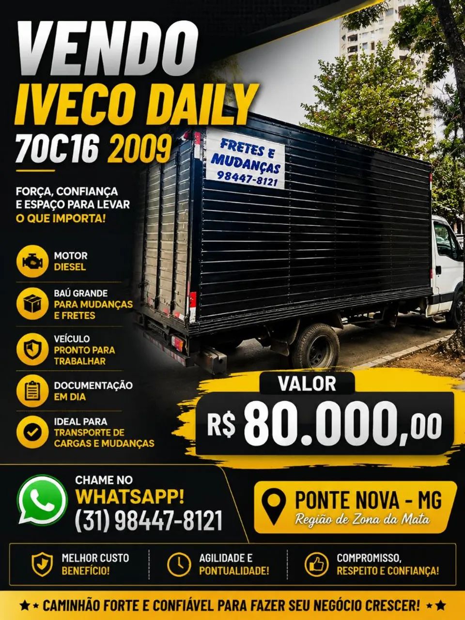 Vendo iveco 70c16 2009 