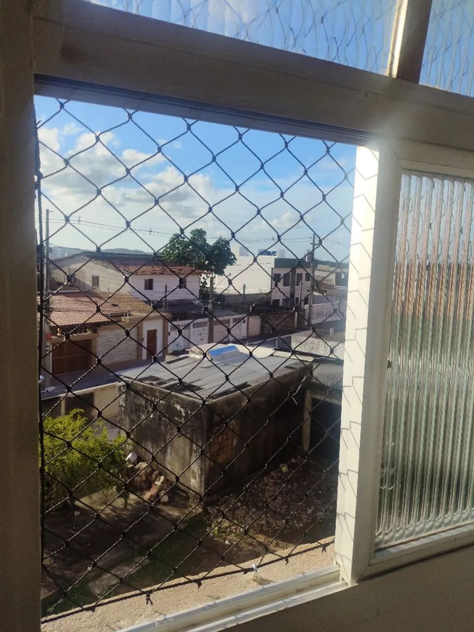 Instalação de rede de proteção 