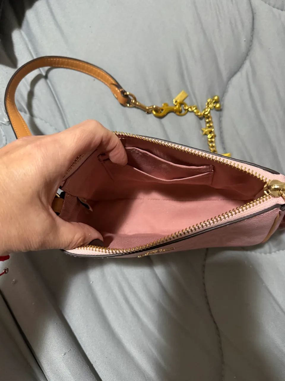 bolsa coach rosa  - Foto 3