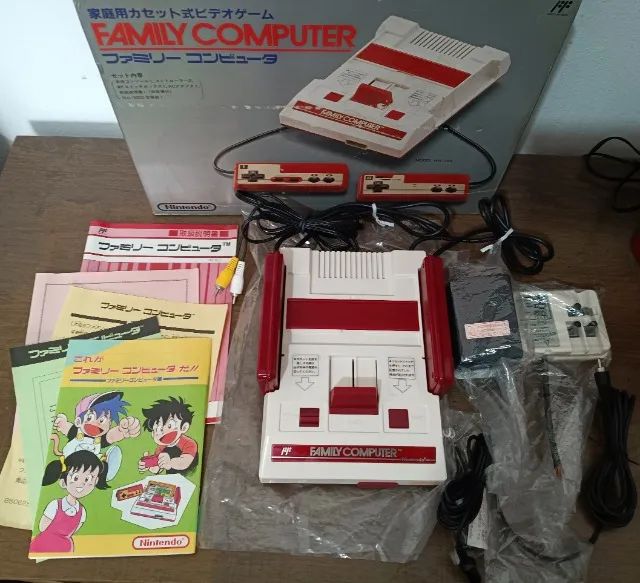 Console Family Computer Famicom com Mod AV original completo