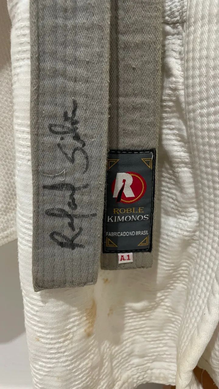 Kimono autografado Rafael Silva - Foto 5