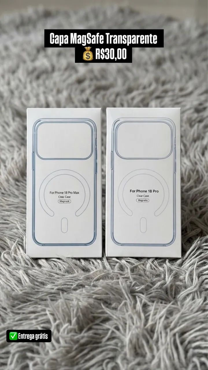 Capa MagSafe Transparente 
