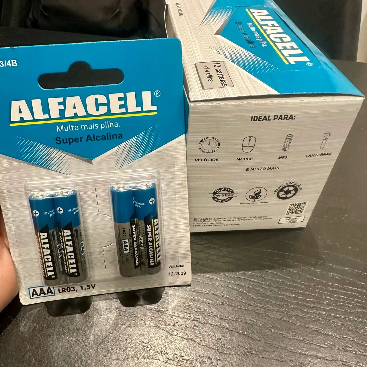 Pilhas alcalina AAA e AA  - Foto 3