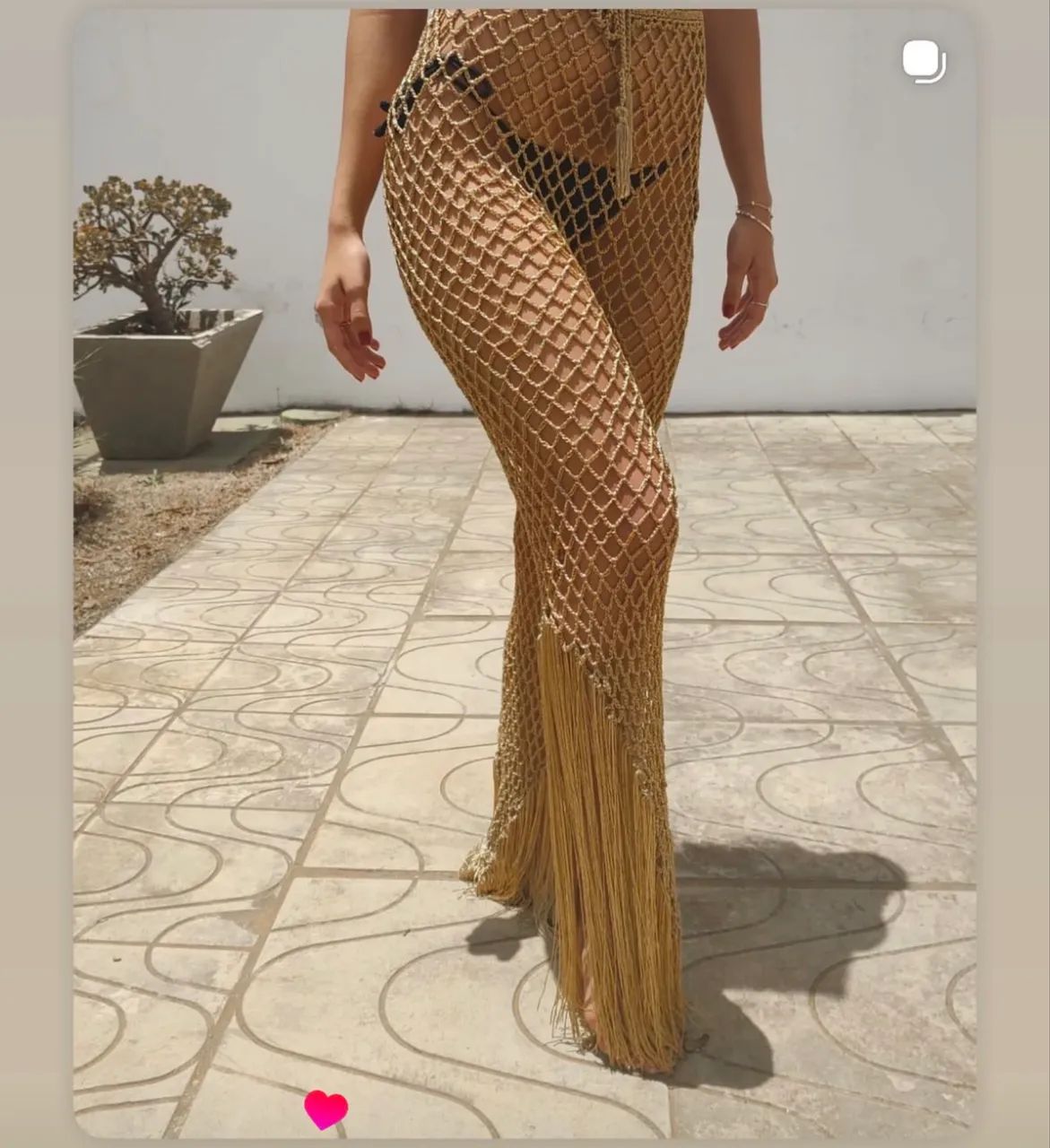 Calça saída de praia em crochê  - Foto 2