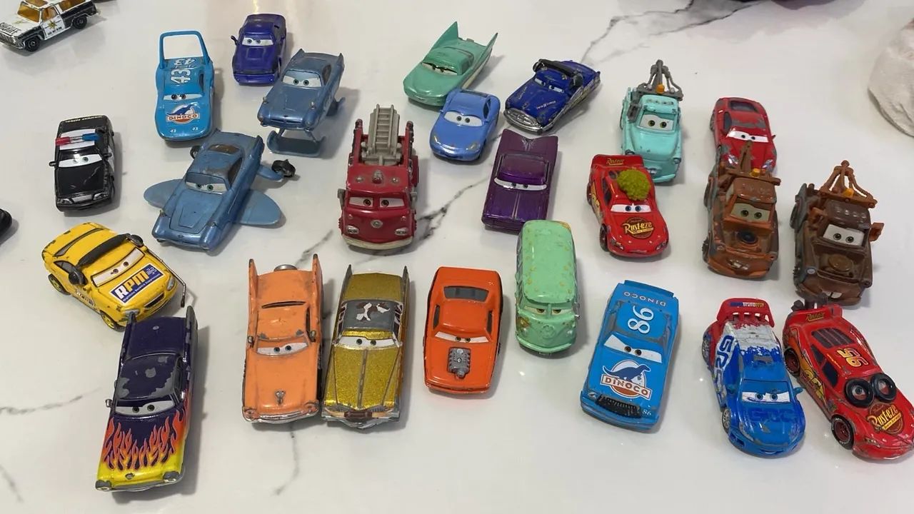 Carrinhos do filme carros 