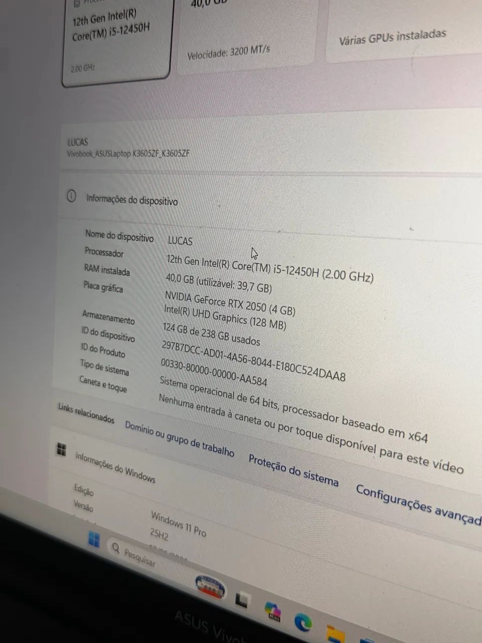 Notebook Gamer Asus VivoBook - Foto 3