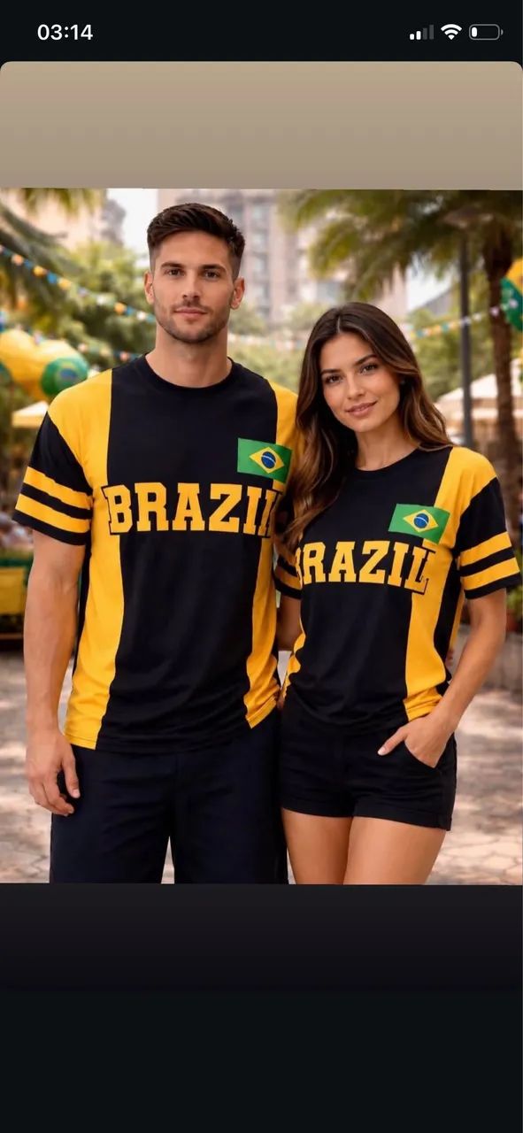 Camisas Brasil casal  - Foto 4