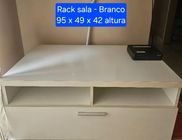 Rack Branco Sala de TV
