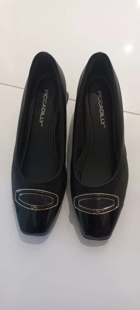 Sapato social preto Picadilly