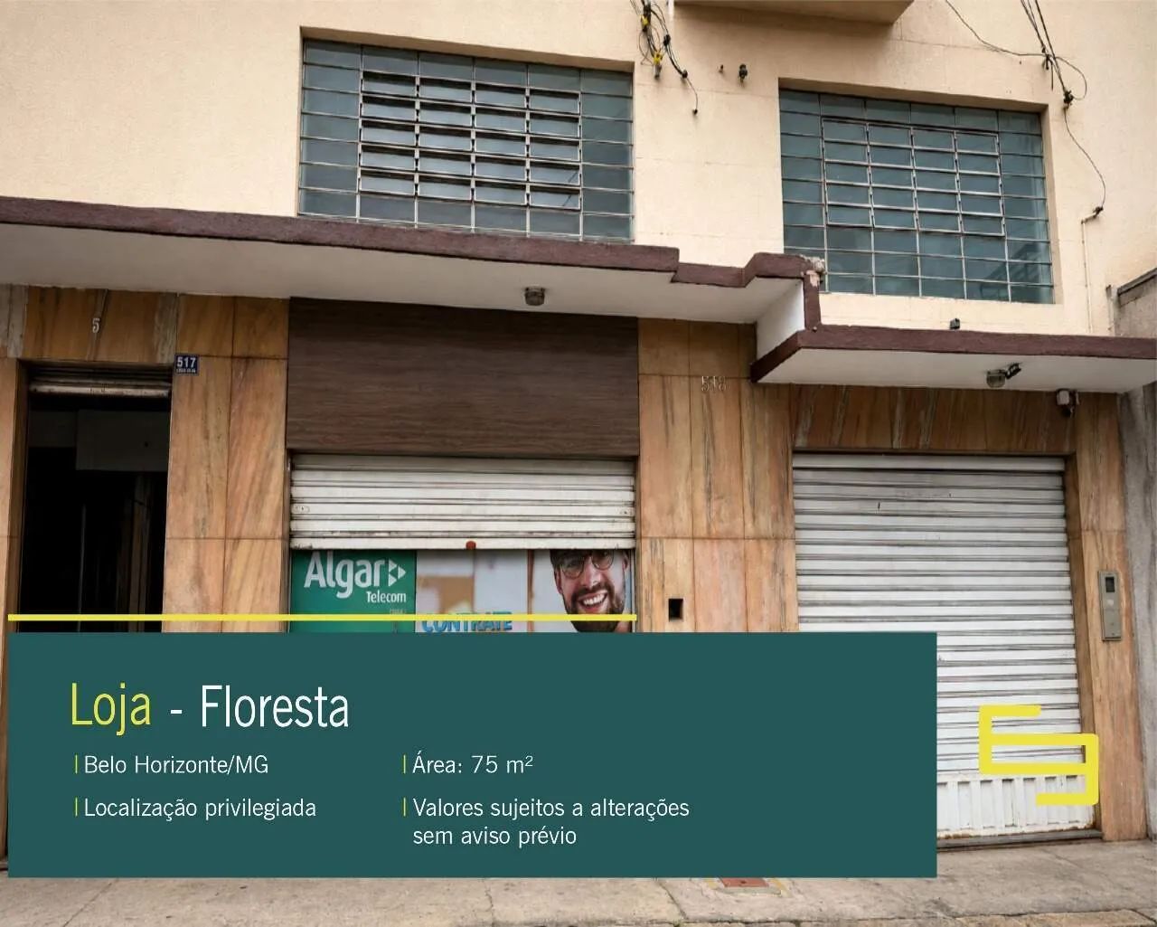 Loja para aluguel, Floresta - Belo Horizonte/MG