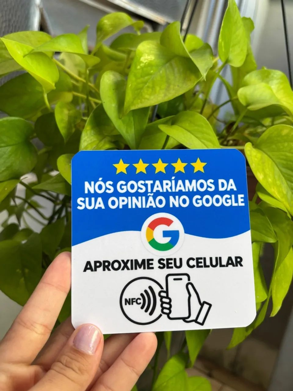 Kit 10 placas de avaliação google NFC - Foto 4