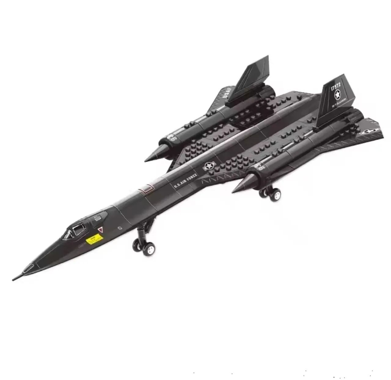 Aeronave SR-71 Blackbird 183 peças 44cm de montar 