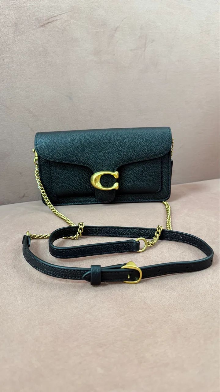 Coach tabby chain clutch nova original 