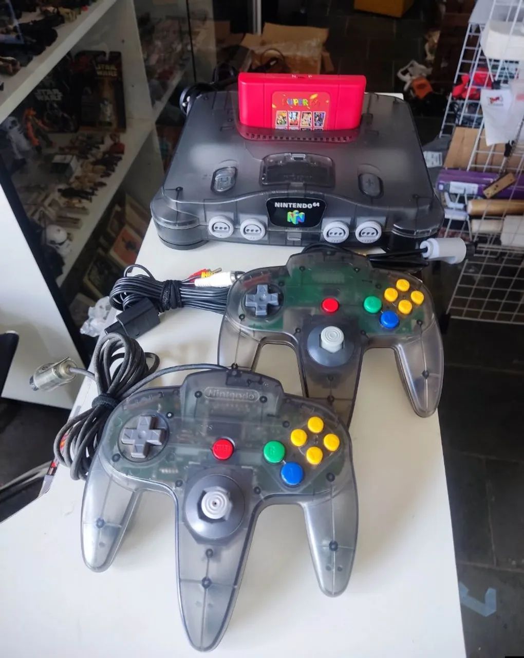 Nintendo 64 translúcido 2 controles  - Foto 2
