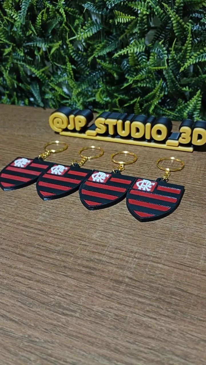 Kit 4 chaveiros do Flamengo - Foto 2