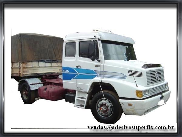 adesivos caminhão mercedes 1935 38 1618 20 peças e acessórios cj