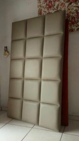 Painel cabeceira estofados sob medida moderno e atraente - Foto 3