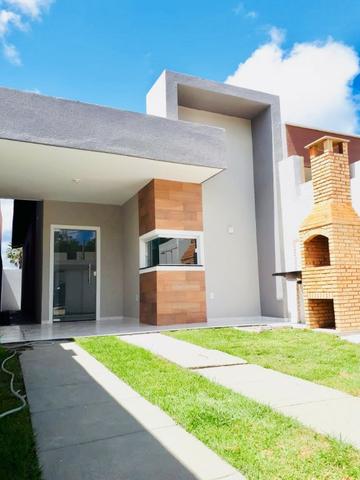 Linda casa 3 quartos 2 banheiros fino acabamento com documentação inclusa - Foto 2