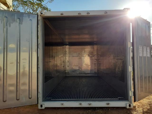 Container Frigorífico Refrigerado 20 pés tipo Câmara Fria Conteiner usado aço inox - Foto 2