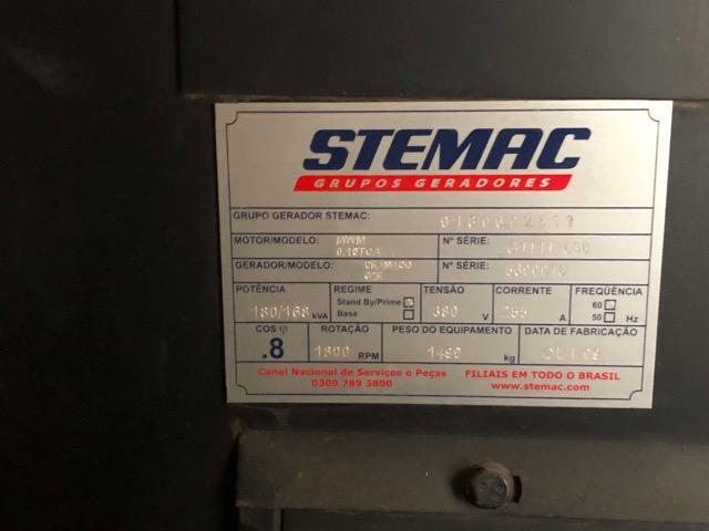 Gerador Stemac 180Kva Diesel Motor MWM 380v Trifásico Grupo - Foto 5